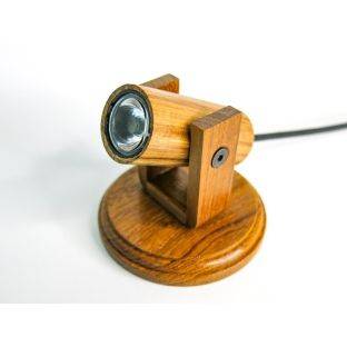 Mini Teak Wood Spotlight